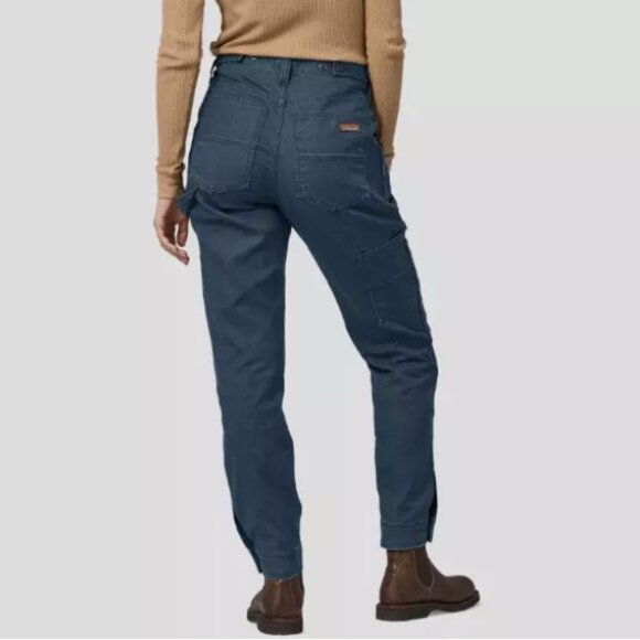 Patagonia All Seasons Double Knee Work Pants Blue Hemp Organic Jeans - Picture 9 of 16